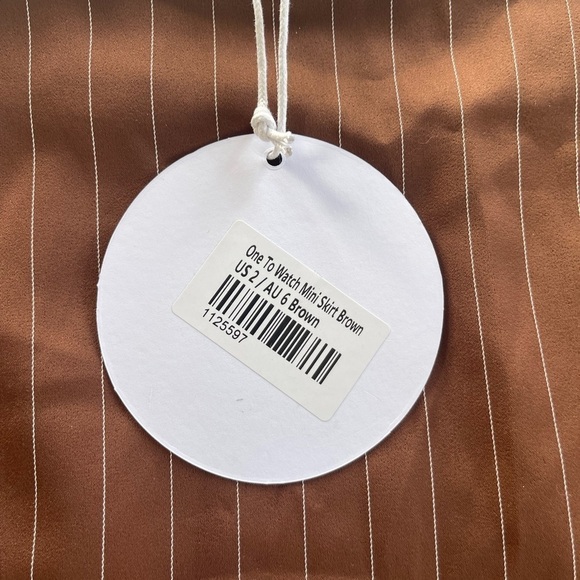 Princess Polly One to Watch Mini Skirt Brown - 2 - Picture 5 of 6